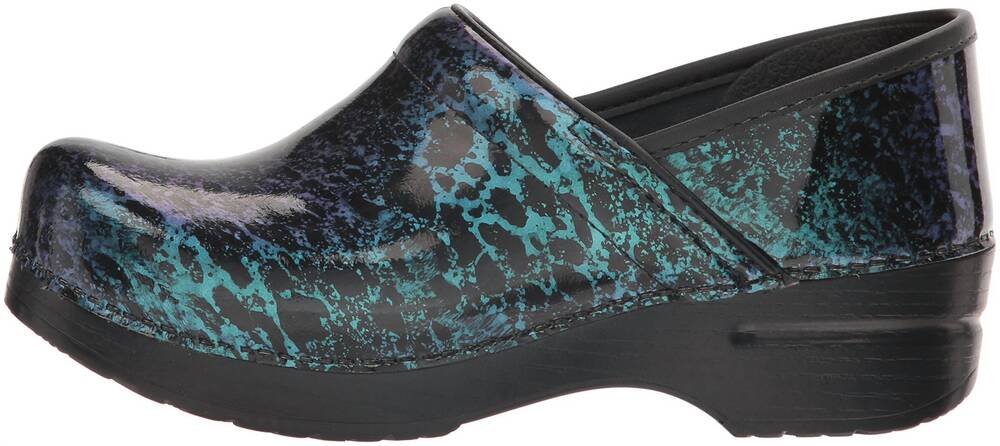 NEW DANSKO women's professional patent clogs in cosmic